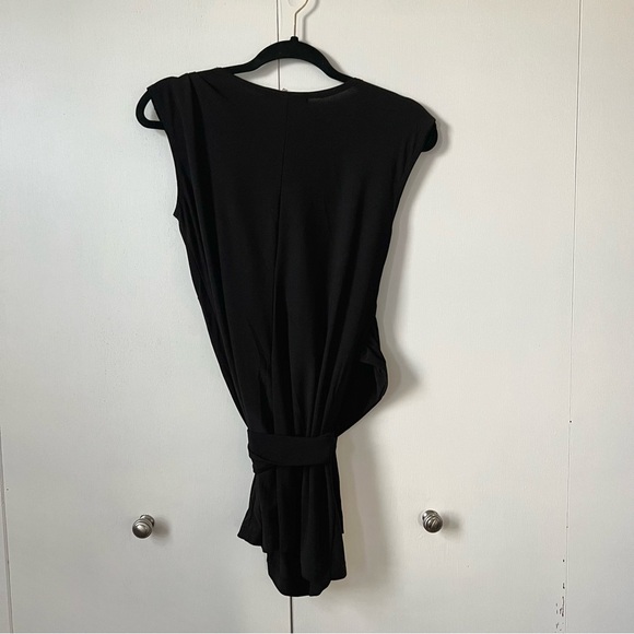 Japanese Weekend Maternity Black Wrap Tie Front Top Woman’s Small - Picture 4 of 9